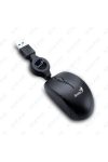 GENIUS Vezetékes egér optikai Micro Traveler USB Fekete 1200dpi