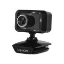   CANYON Webkamera, 0,3MP, USB2.0, Forgatható, fekete - CNE-CWC1
