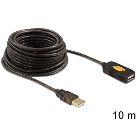 DELOCK kábel USB 2.0 hosszabbító aktív 10m