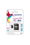 ADATA Memóriakártya MicroSDXC 64GB + Adapter UHS-I CL10 (50/10)
