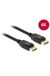 DELOCK kábel DisplayPort 1.2 male / male összekötő 4K 3m