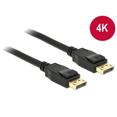 DELOCK kábel DisplayPort 1.2 male / male összekötő 4K 3m
