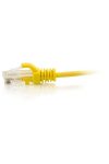 LEGRAND patch kábel RJ45-RJ45 Cat6A árnyékolt (S/FTP) LSZH (LSOH) 0,5 méter sárga d: 5,2mm AWG28 LCS3