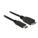   DELOCK kábel USB 3.1 Gen 2 Type-C male > USB Type Micro-B male 0.5m fekete