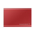 SAMSUNG Hordozható SSD T7 USB 3.2 2TB (Piros)