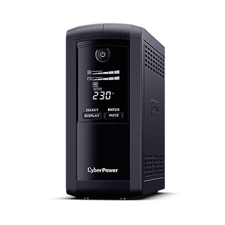 CYBERPOWER UPS VP700ELCD (3xIEC 320) 700VA 390W 230V szünetmentes tápegység + USB LINE-INTERAKTÍV
