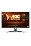 AOC Ívelt Gaming 240Hz VA monitor 31.5" C32G2ZE/BK, 1920x1080, 16:9, 300cd/m2, 1ms, 2xHDMI/DisplayPort