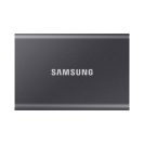 SAMSUNG Hordozható SSD T7 USB 3.2 500GB (Szürke)