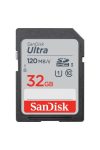 SANDISK 186496, SDHC ULTRA KÁRTYA 32GB, 120MB/s, CL10, UHS-I