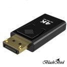   BLACKBIRD Adapter Displayport 1.2 male to HDMI female 4K passzív, Fekete