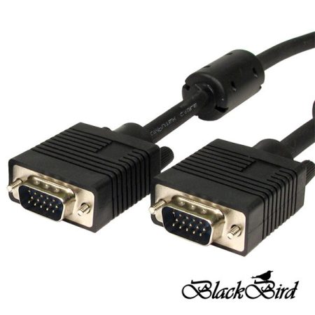 BLACKBIRD Kábel VGA monitor Összekötő 3m, Male/Male, Árnyékolt