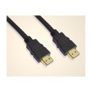   WIRETEK kábel HDMI Összekötő 3m, Male/Male, v2.0, Aranyozott