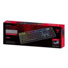 VARR gaming billentyűzet, VMK89B, mechanikus, multimédiás, 9 féle üzemmód, RGB, XINDA BLUE, fekete
