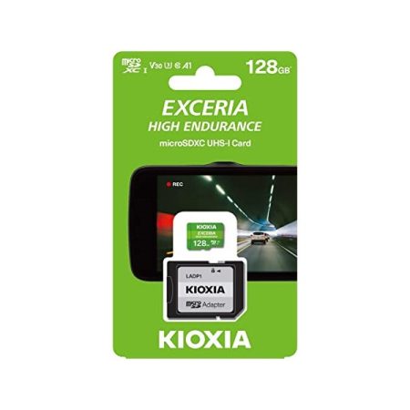KIOXIA Memóriakártya MicroSDXC 128GB Exceria High Endurance CL10 UHS-I U3 + Adapter (TOSHIBA)