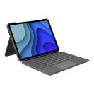   LOGITECH Billentyűzet - Folio Touch Ipad Air (4th gen.) Oxfordi szürke, UK