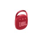JBL Clip 4 (Hordozható, vízálló hangszóró), Piros