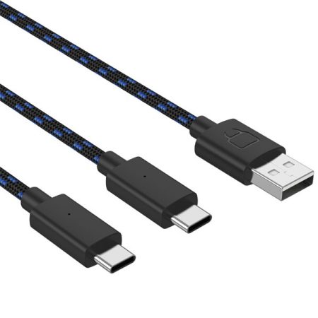 VENOM PS5 Kiegészítő Dupla Töltő kábel 3m Fekete, VS5002