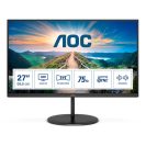   AOC IPS monitor 27" Q27V4EA, 2560x1440, 16:9, 250cd/m2, 4ms, HDMI/DisplayPort, hangszóró