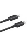 BLACKBIRD USB-C to USB-C Adatkábel 1m, Fekete (Gyári kivitel)