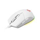 MSI ACCY Clutch GM11 symmetrical design Optical GAMING Wired Mouse, White