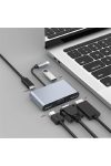 BLACKBIRD 5in1 Dokkoló USB-C - USB, PD, HDMI, VGA, DP