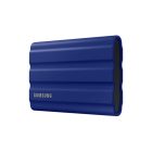 SAMSUNG Hordozható SSD T7 Shield, USB 3.2 Gen.2 (10Gbps), 1TB, Kék