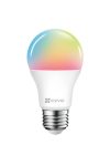 EZVIZ LB1, állítható fényerejű színes WiFi LED izzó, 806 lumen, 6500-2700K, ütemezés&időzítés, energiatakarékos, 8W, E27