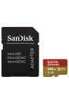 SANDISK 121587, MICROSD EXTREME KÁRTYA 256GB, 190/130 MB/s, A2 C10 V30 UHS-I U3