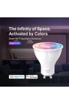 TP-LINK LED Izzó Wi-Fi-s GU10, váltakozó színekkel Spotlight, TAPO L630
