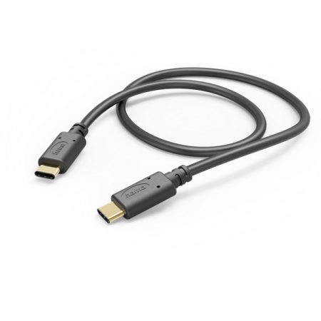 HAMA 201591, FIC E3 ADATKÁBEL USB 2.0 TYPE-C/TYPE-C (480MBPS) 1,5M, FEKETE