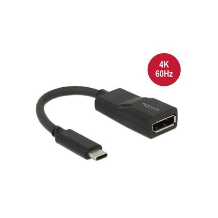 DELOCK Átalakító USB Type-C male > DisplayPort female (DP Alt Mode) 4K 60Hz