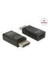 DELOCK Átalakító DisplayPort 1.2 male > HDMI female 4K passzív fekete