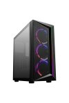 COOLER MASTER Ház Midi ATX CMP 510 ARGB, Tápegység nélkül, Üvegfalú, Fekete