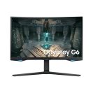   SAMSUNG Ívelt Gaming&Smart 240Hz VA monitor 27" G65B, 2560x1440, 16:9, 350cd/m2, 1ms, DP/2xHDMI/2xUSB/LAN/WiFi/BT, Pivot