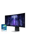 SAMSUNG Ívelt Gaming&Smart OLED monitor 34" G85SB, 3440x1440, 21:9, 250cd/m2, 0.1ms, Mini-DP/Micro HDMI/USB-C/WiFi/BT