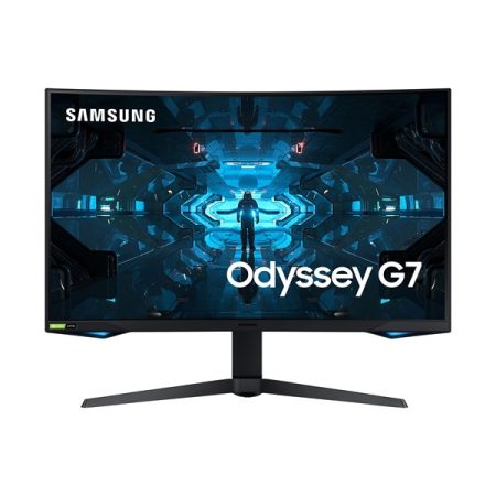 SAMSUNG Ívelt Gaming 240Hz VA monitor 31.5" C32G, 2560x1440, 16:9, 600cd/m2, 1ms, HDMI/2xDP/2xUSB, Pivot