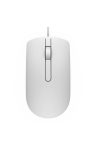 DELL Vezetékes egér, MS116 Optical Mouse - White