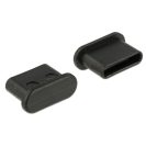   DELOCK Porvédő USB Type-C female fogantyú nélkül 10 db fekete