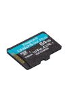 KINGSTON Memóriakártya MicroSDXC 64GB Canvas Go Plus 170R A2 U3 V30 Adapter nélkül