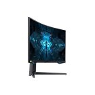SAMSUNG Ívelt Gaming 240Hz VA monitor 27" G7, 2560x1440, 16:9, 600cd/m2, 1ms, HDMI/DisplayPort/2xUSB, Pivot