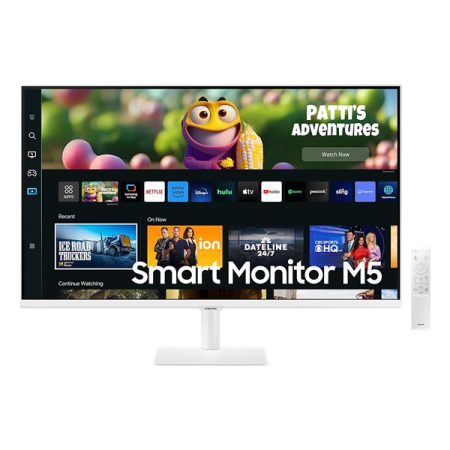 SAMSUNG Smart VA monitor 27" M5, 1920x1080, 16:9, 250cd/m2, 4ms, 2xHDMI/2xUSB/HDCP/WiFi/Bluetooth, hangszóró