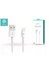 DEVIA APPLE IPHONE LIGHTNING USB TÖLTŐ- ÉS ADATKÁBEL 1 M-ES VEZETÉKKEL - SMART CABLE LIGHTNING - WHITE