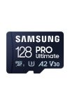 SAMSUNG Memóriakártya, PRO Ultimate microSD 128GB, Class 10, V30, A2, Grade 3 (U3), R200/W130