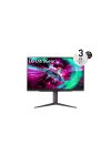 LG Gaming 144Hz IPS monitor 27" 27GR93U, 3840x2160, 16:9, 400cd/m2, 1ms, 2xHDMI/DisplayPort/3xUSB, Pivot