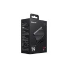 SAMSUNG Portable SSD T9 USB 3.2 Gen 2x2 4TB, Black