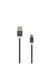 SBOX Kábel, CABLE USB A Male -> MICRO USB Male 1.5 m Black