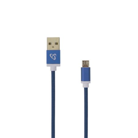 SBOX Kábel, CABLE USB A Male -> MICRO USB Male 1.5 m Blue