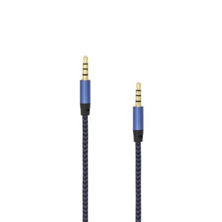 SBOX Kábel, AUDIO CABLE 3.5 Male - 3.5 mm Male 1.5 m Blue