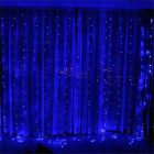 COLORWAY LED szalag, LED garland ColorWay curtain (curtain) 3x3m 300LED 220V blue color