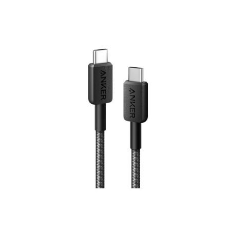ANKER Töltőkábel, 322, USB-C - USB-C, 0,9 méteres, fekete - A81F5G11